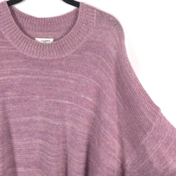 ISABEL MARANT‎ Gatliny ALPACA WOOL LINEN Knit Sweater Pink Mauve Size 38 S/M - Picture 11 of 16